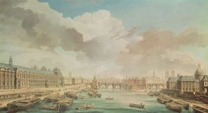 The Louvre, the Pont Neuf and the College des Quatre Nations by Nicolas Raguenet